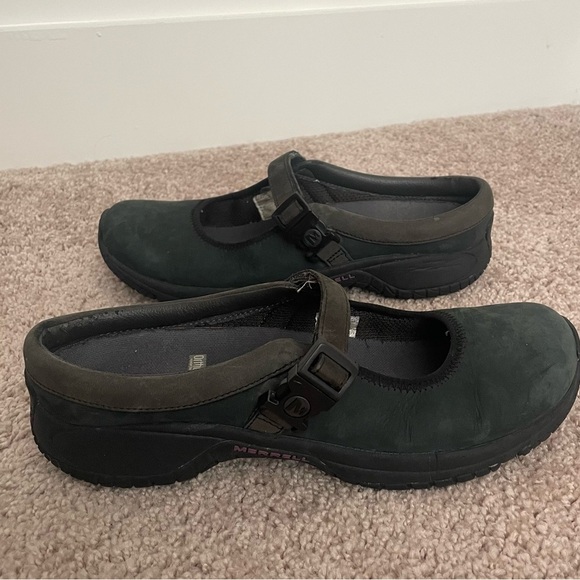 Merrell Encore MJ Mary Jane Outdoor Sneakers Shoes Slides Slip on Black 10 - Picture 2 of 8